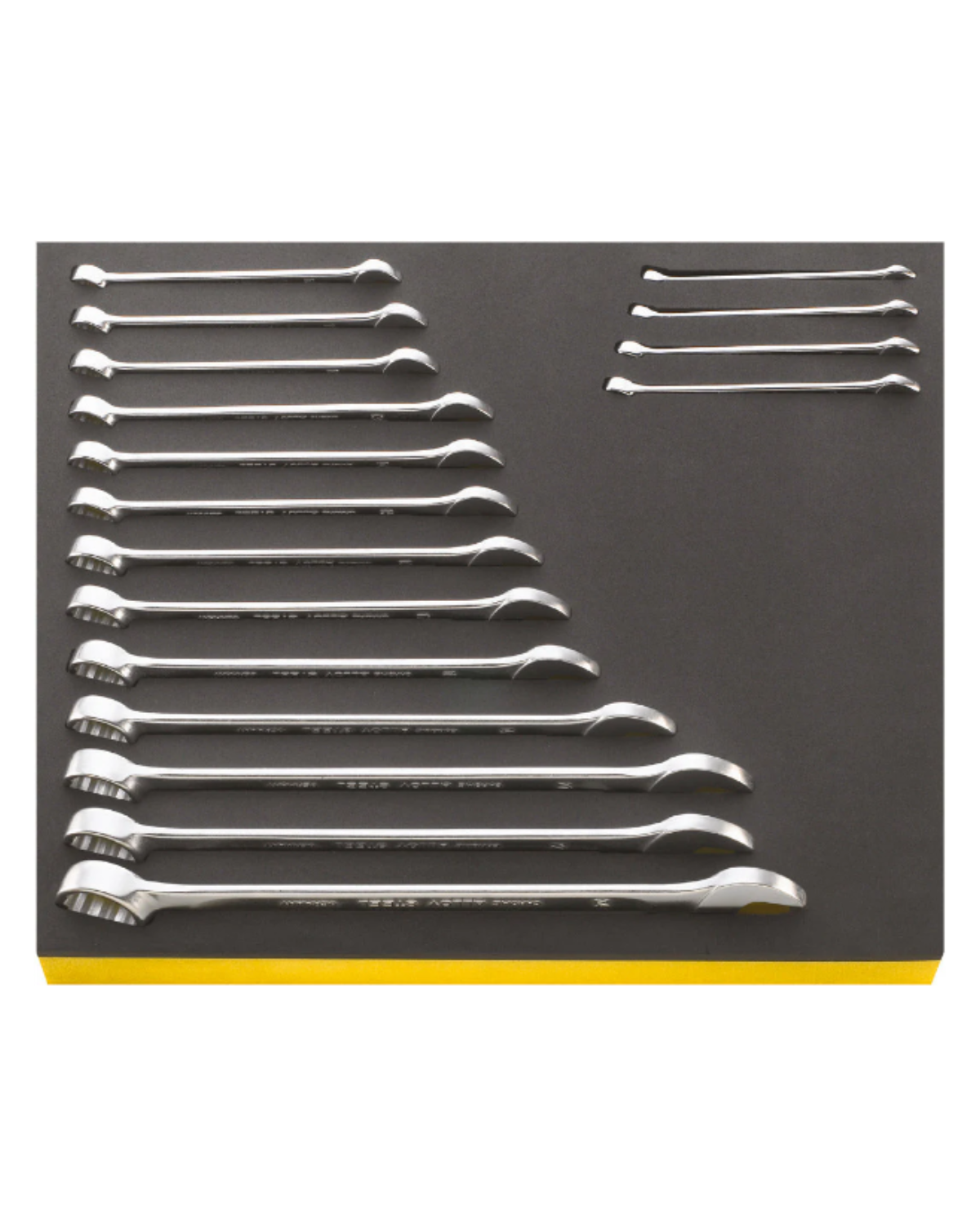 Stahlwille Set of 17 Combination Wrench with TCS Insert, 6 - 24mm, 350 x 350 x 60mm
